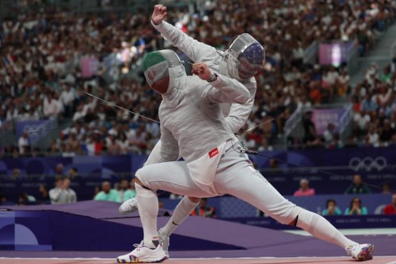 ایران ۴۵-۴۴ آمریکا؛ پیروزی ارزشمند تیم شمشیربازی سابر ایران در المپیک ۲۰۲۴
