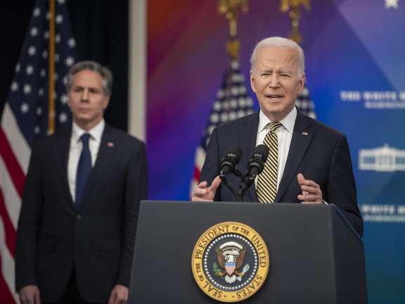 President Joe Biden and Secretary of State Antony Blinken. March 16, 2022