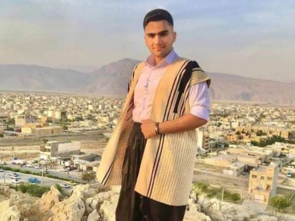 Pouya Molaei-Rad, 18, who was shot multiple times by Iranian security forces on June 11, 2023