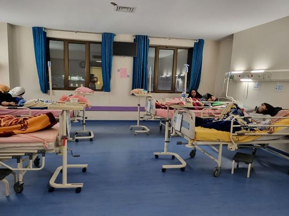 Some of the schoolgirls hospitalized with symptoms of poisoning
