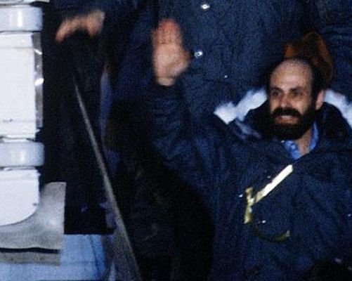Barry Rosen after his release from captivity in Iran, January 1981