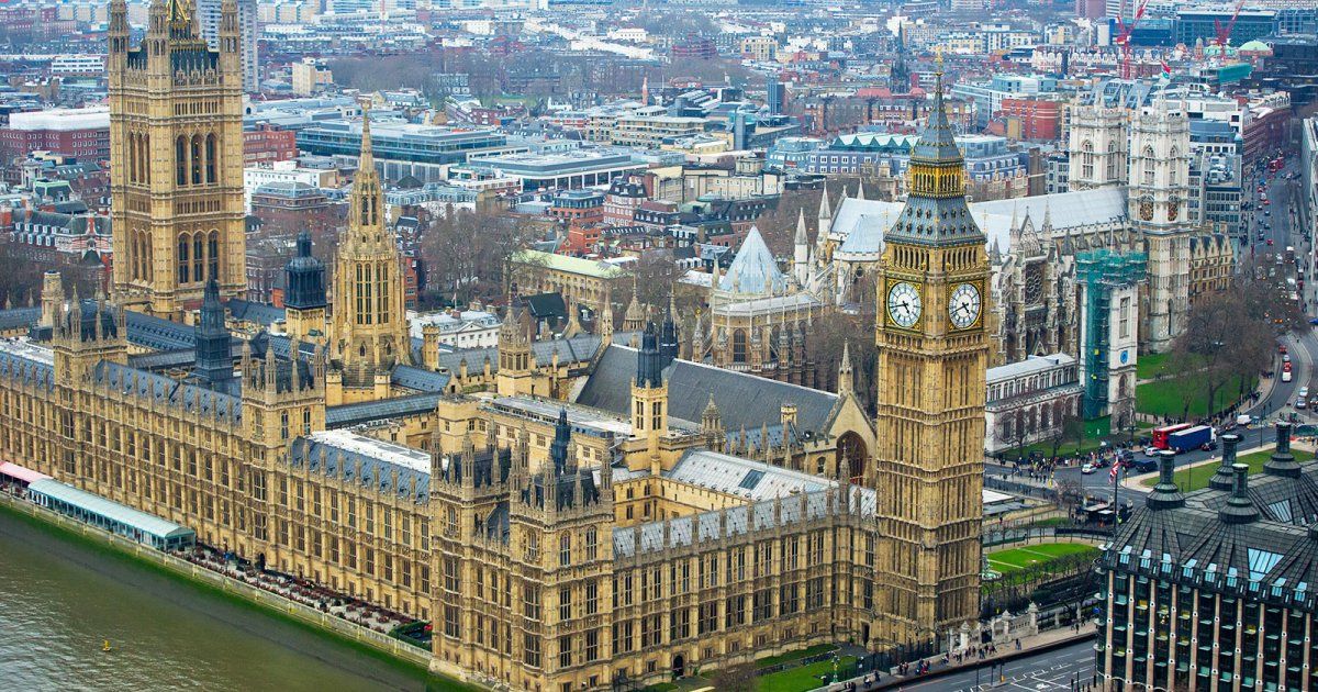 The Houses of Parliament in London