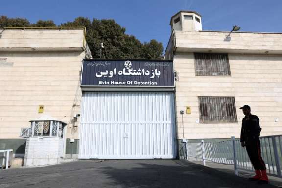 A view of the entrance of Evin prison in Tehran, Iran October 17, 2022.