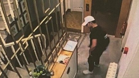 A hotel camera image published by Sabah newspaper allegedly showing one of the Iranian agents