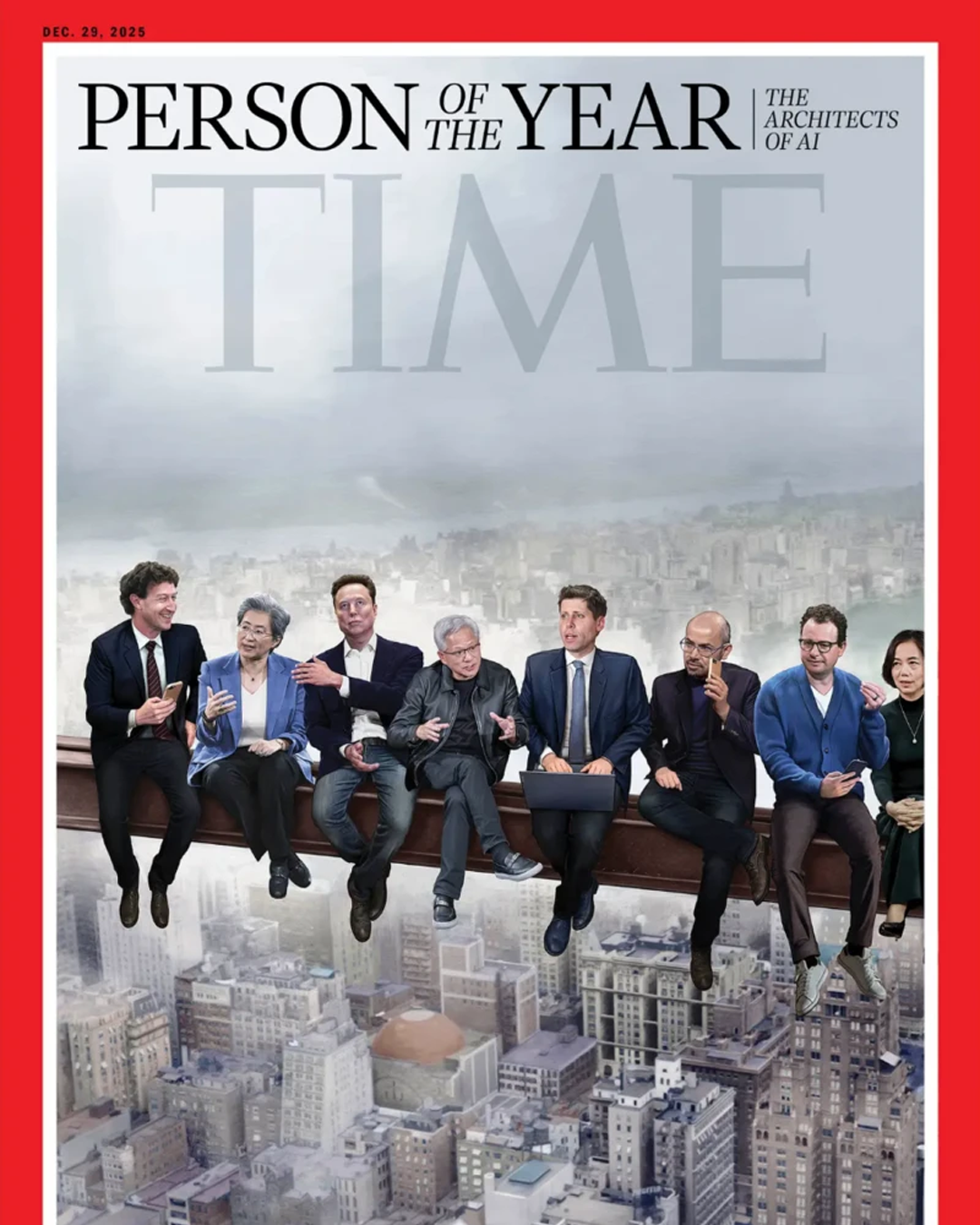 «معماران هوش مصنوعی» به‌عنوان شخصیت سال مجله تایم معرفی شدند