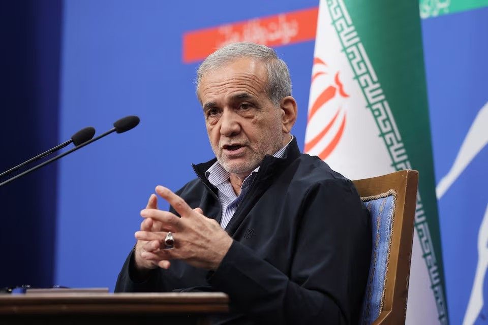 Iran's President Masoud Pezeshkian