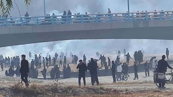 Protests in Esfahan, Iran. November 26, 2021