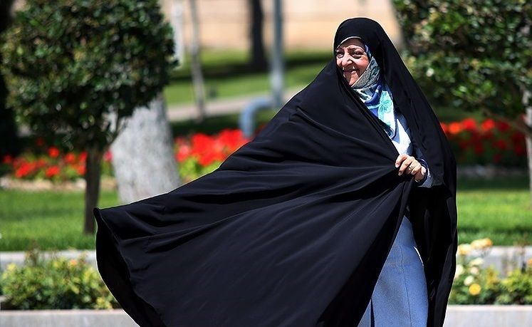 Former hostage taker and now a "reformist" politician, Massoumeh Ebtekar