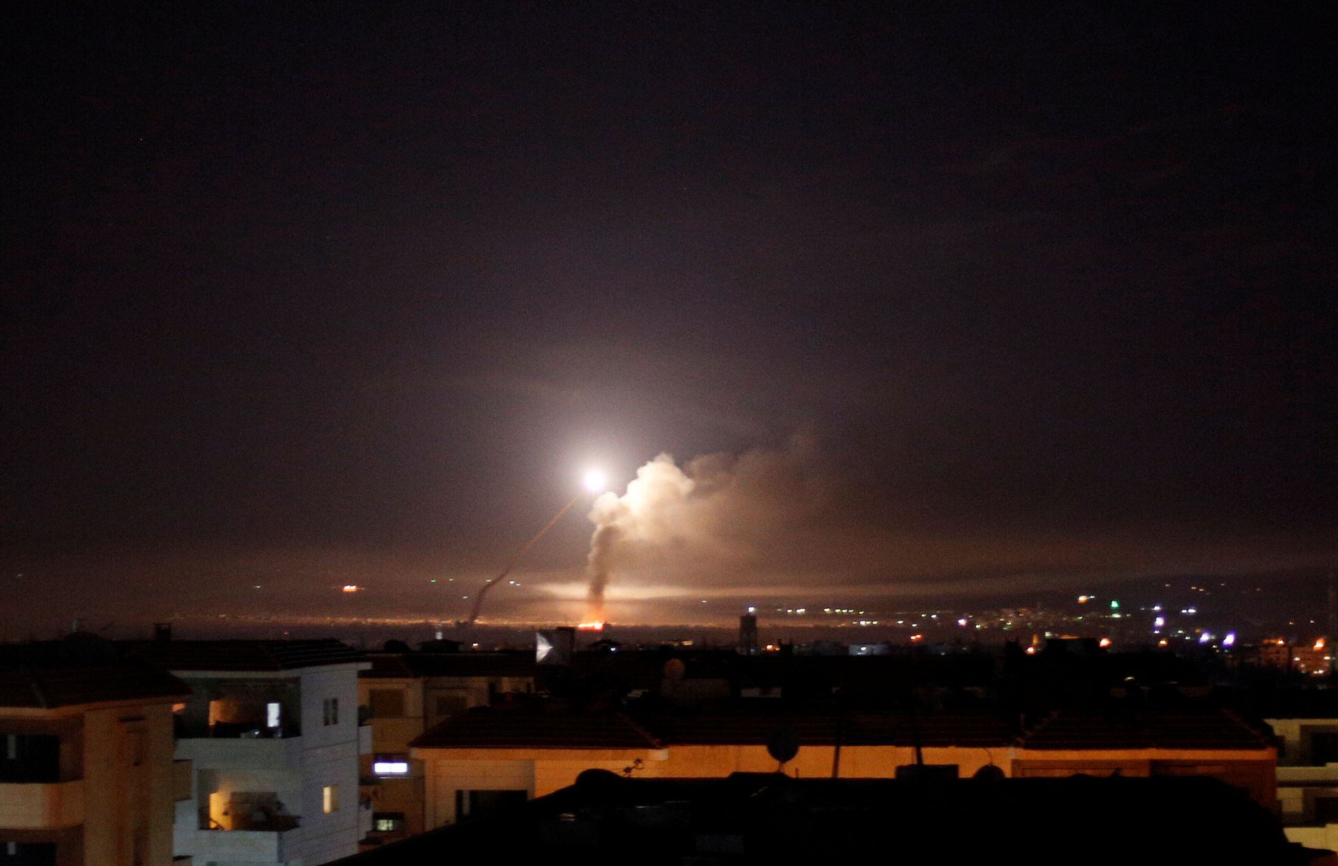  Israeli Airstrikes Hit Iran-Backed Militia Bases In Syria