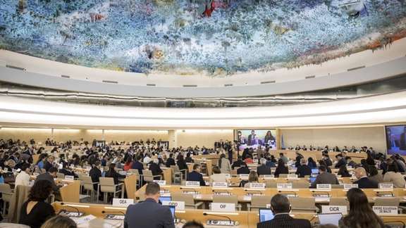 UN's Human Rights Council meeting in Geneva