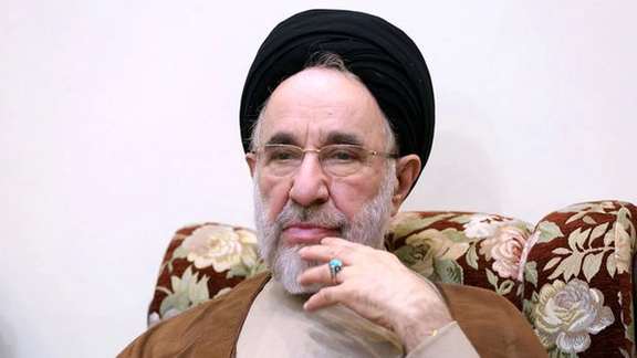 Iran's former president (1997-2005) Mohammad Khatami