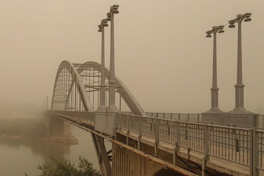 گرد و غبار و موج ریزگردها در خوزستان بیش از ۸۰۰ نفر را راهی بیمارستان کرد