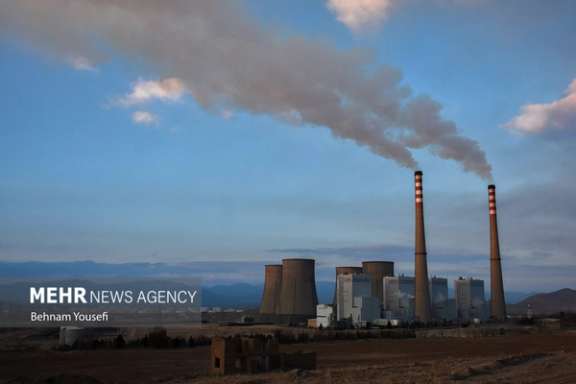 A view from Shazand Oil Refinery in Arak (December 2023)