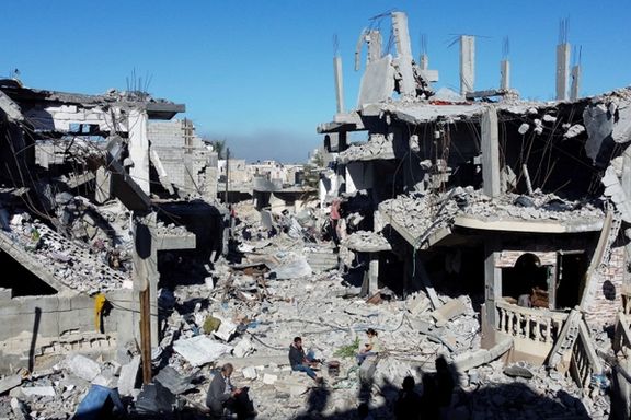 A view from Khan Younis in the southern Gaza Strip, November 29, 2023
