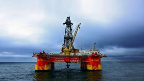 An Iranian gas platform. FILE PHOTO