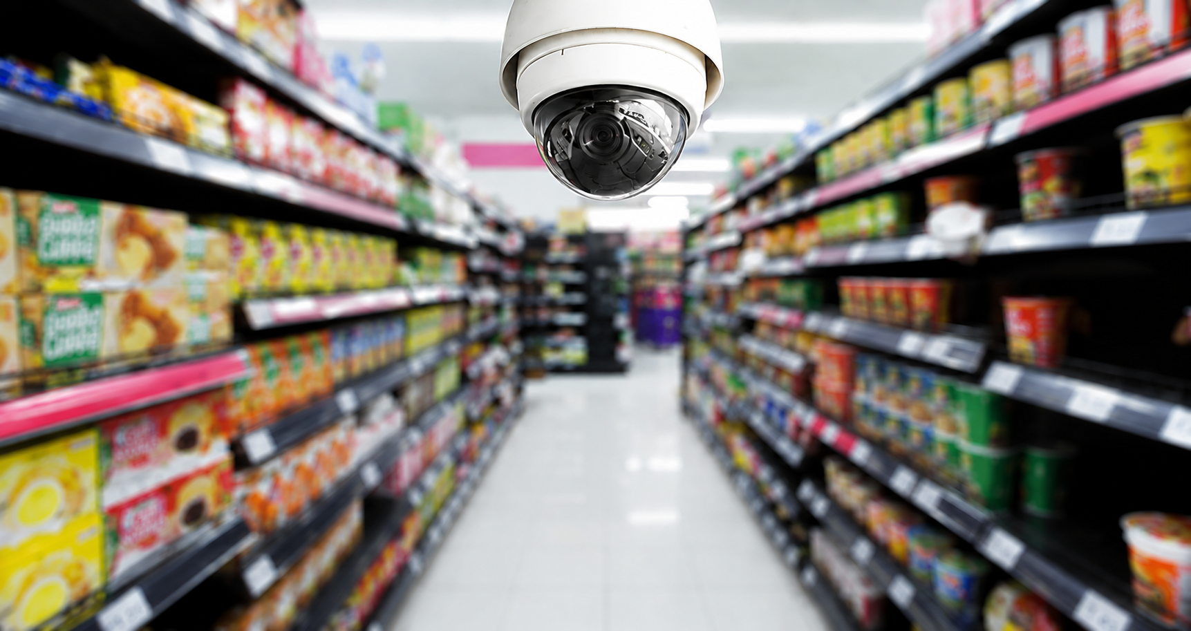 AI-generated image shows a security camera monitoring supermarket shelves in Iran, where reports of petty thefts involving everyday groceries have sparked debate over poverty and the country's worsening cost-of-living crisis.