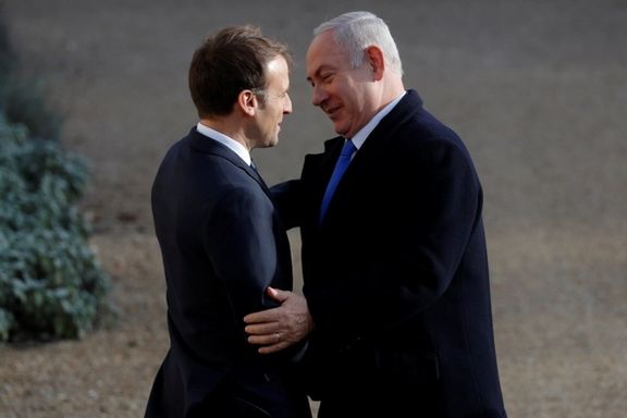 نتانیاهو در نامه به مکرون: درخواست تشکیل کشور فلسطین پاداش به حماس است