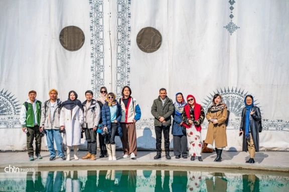 A group of Chinese influencers in Iran
