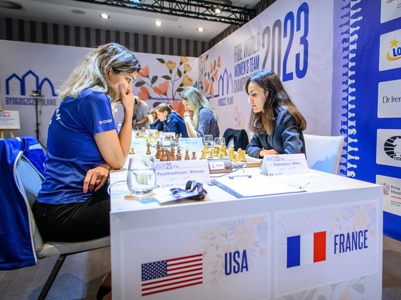 رقابت دو استاد بزرگ زن شطرنج ایران در مسابقه آمریکا - فرانسه