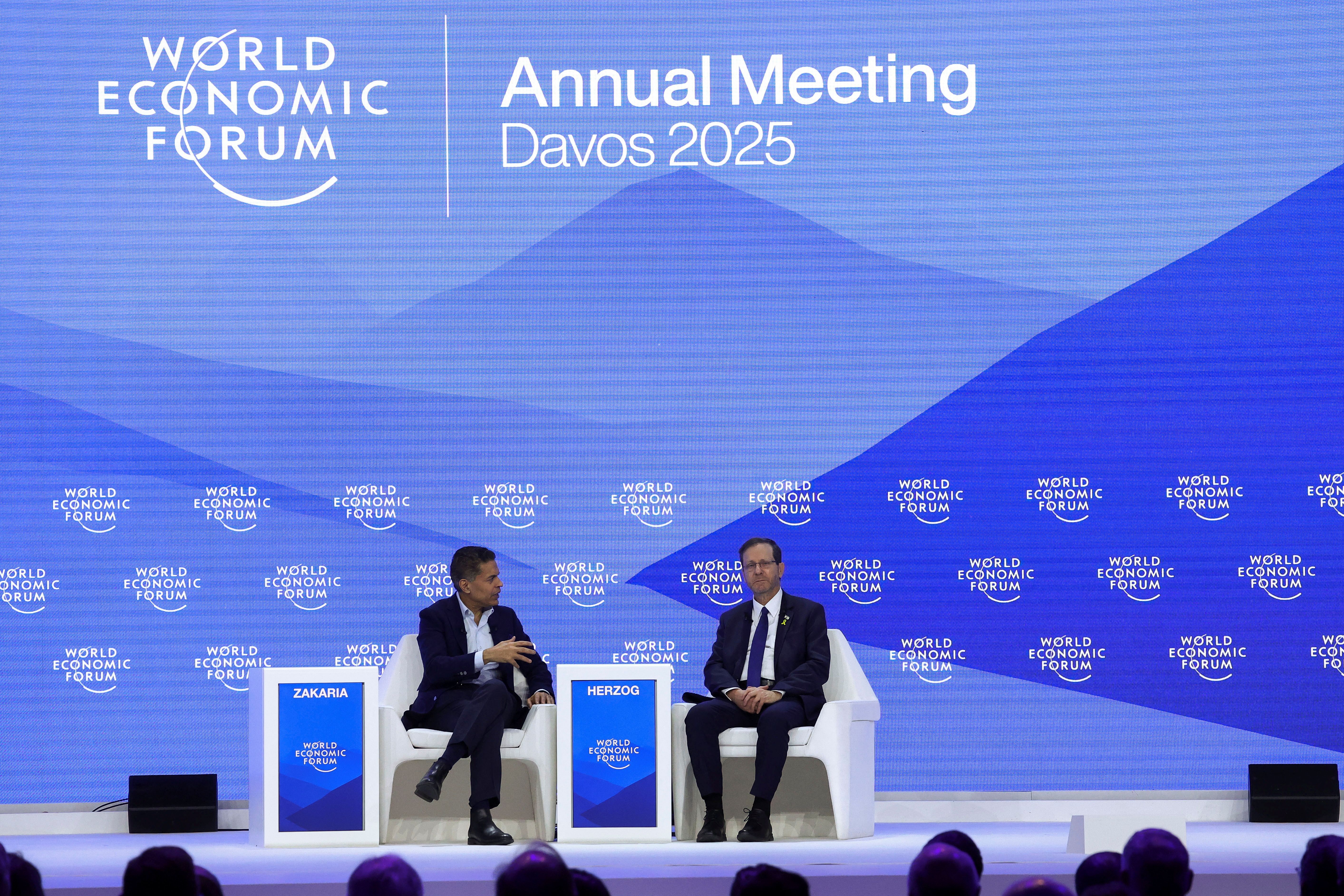 Israeli president and Iran’s VP trade barbs in Davos war of words 