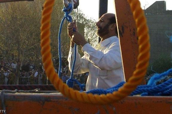 A public hanging in Iran. Undated