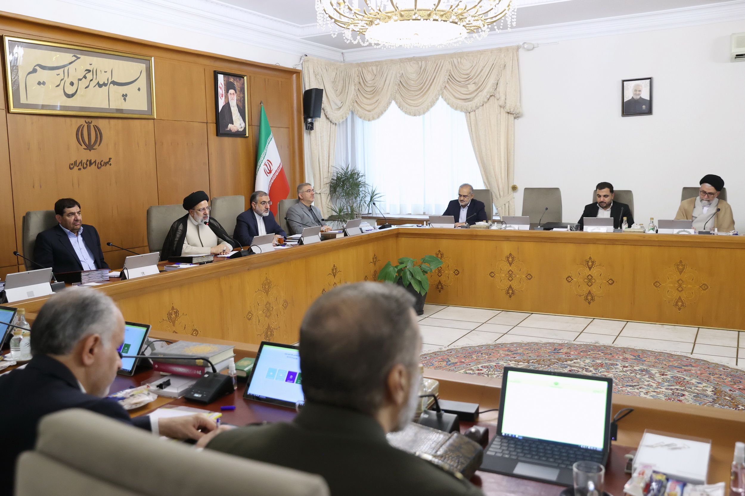 A cabinet meeting of President Ebrahim Raisi’s administration on June 28, 2023  