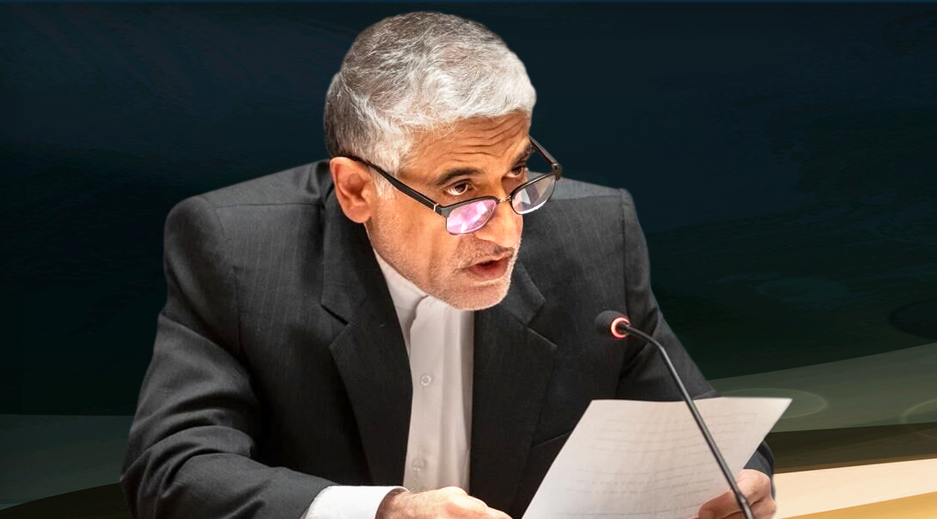 Iran’s Ambassador and Permanent Representative to the United Nations Amir Saeed Iravani (file photo)