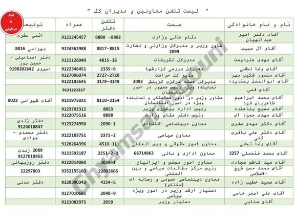 A sample of the leaked documents