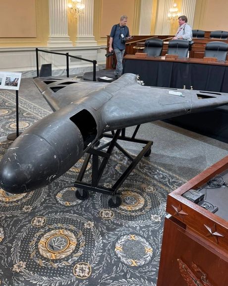پهپاد جمهوری اسلامی در کنگره آمریکا به نمایش گذاشته شد