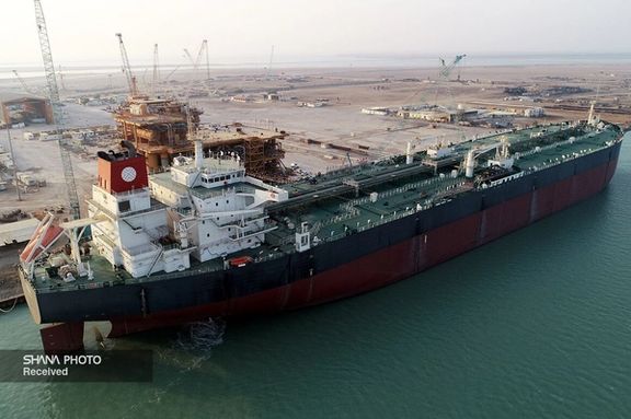An Iranian oil tanker