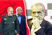 قائد الحرس الثوري يدعم التلفزيون الرسمي الإيراني في مواجهة بزشكيان وقاليباف
