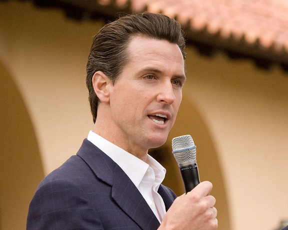 گوین نیوسام، فرماندار کالیفرنیا