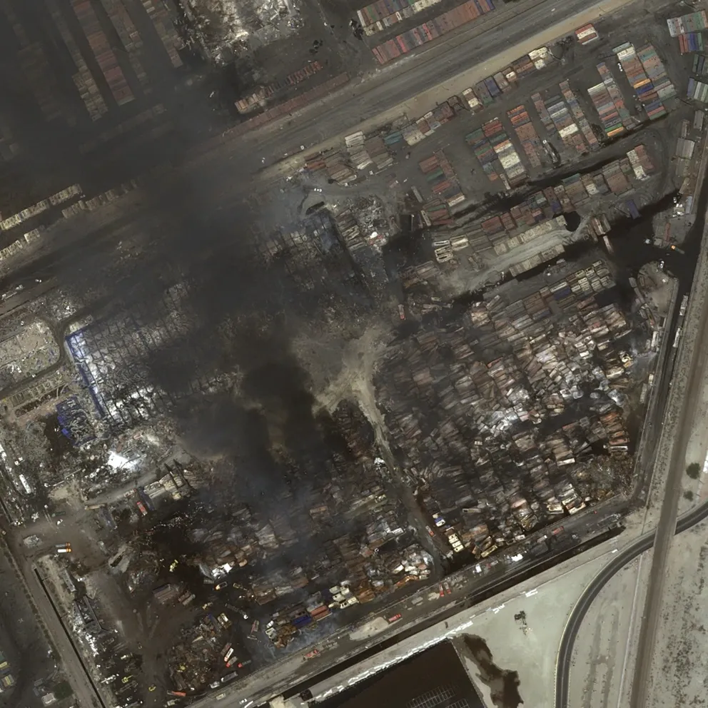 Iran port blast leaves massive crater, new satellite images show