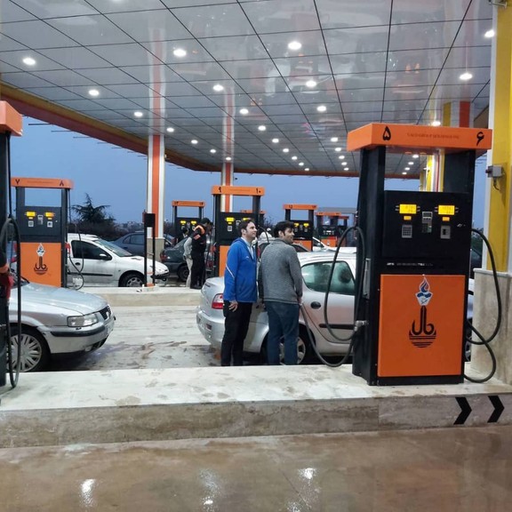 A gas station in Iran's capital Tehran.
