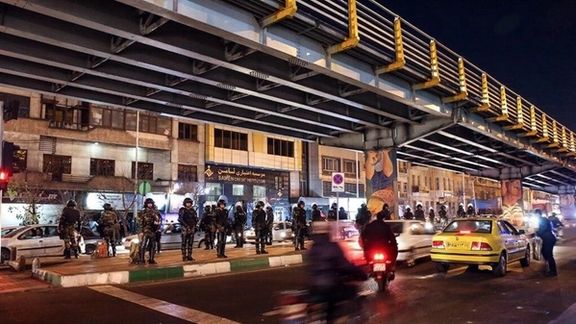 تدابیر شدید امنیتی در تهران؛ دیماه ۱۳۹۶