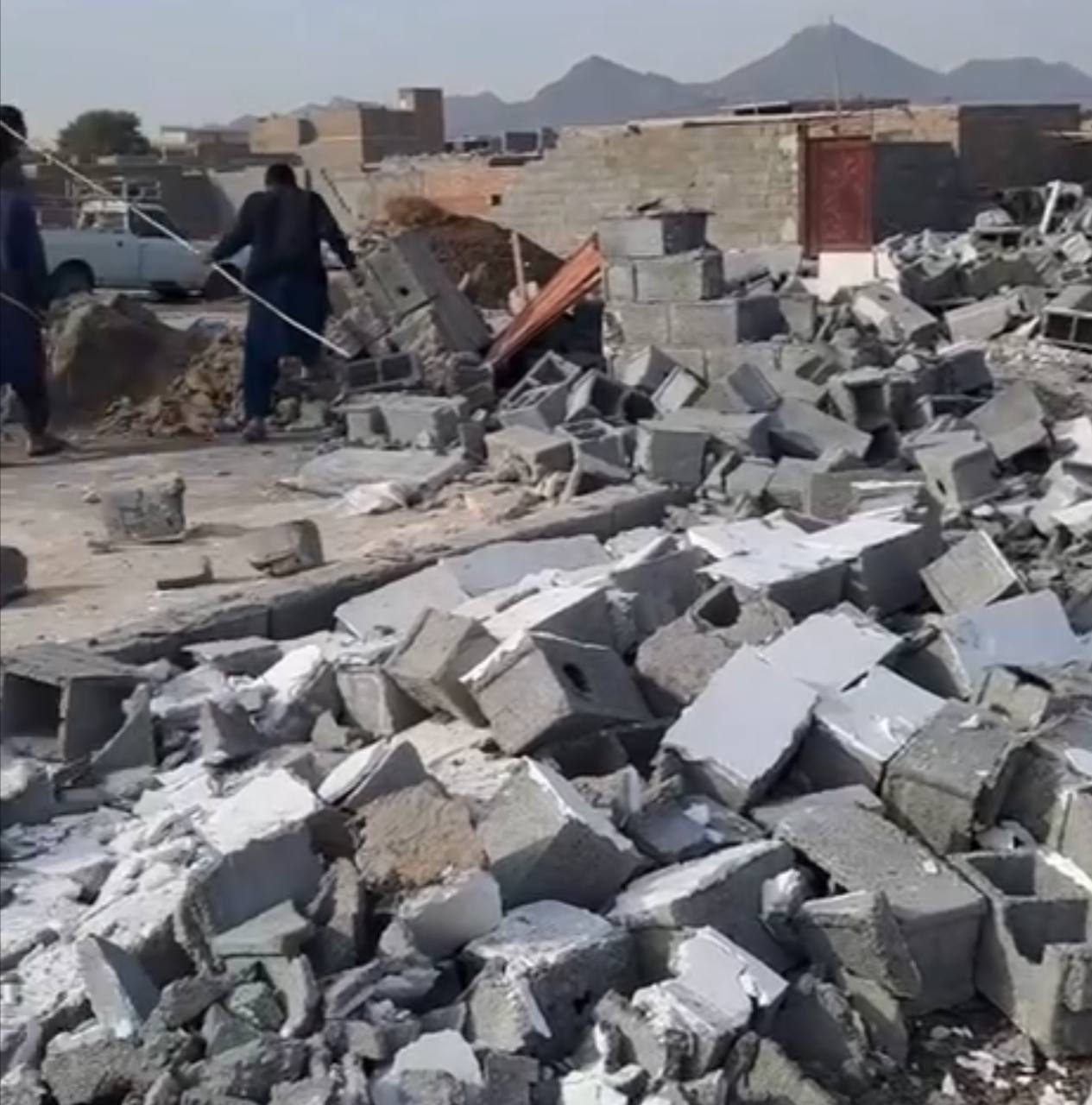 ماموران نظامی خانه‌های شهروندان بلوچ را در شیرآباد زاهدان خراب کردند