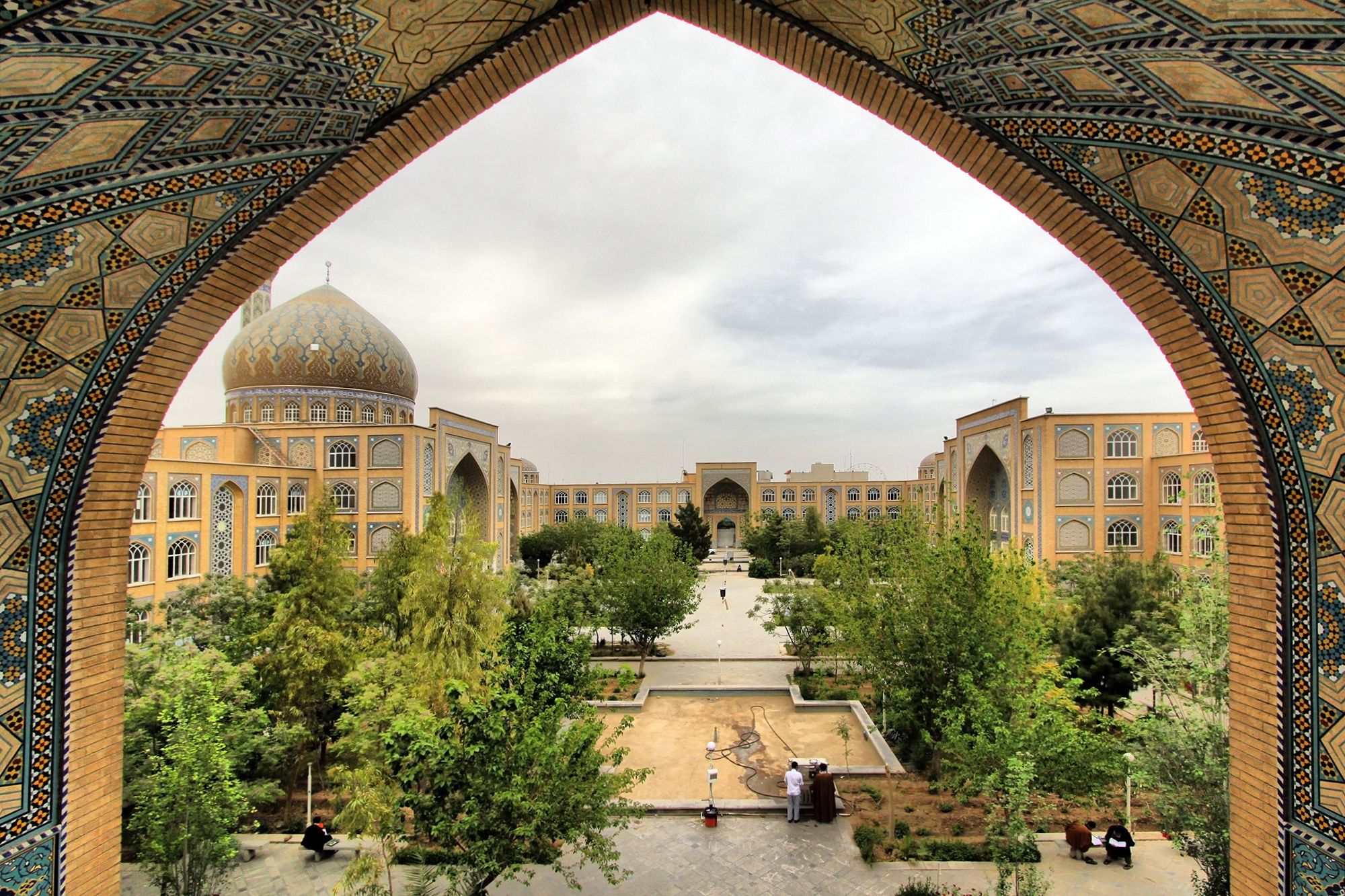 A view from the Qom Seminary (file photo)