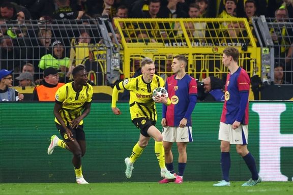 دورتموند ۳(۳)-(۵)۱ بارسلونا؛ فرار موفقیتآمیز بارسا از سیگنال ایدونا، دورتموند ایستاده مرد