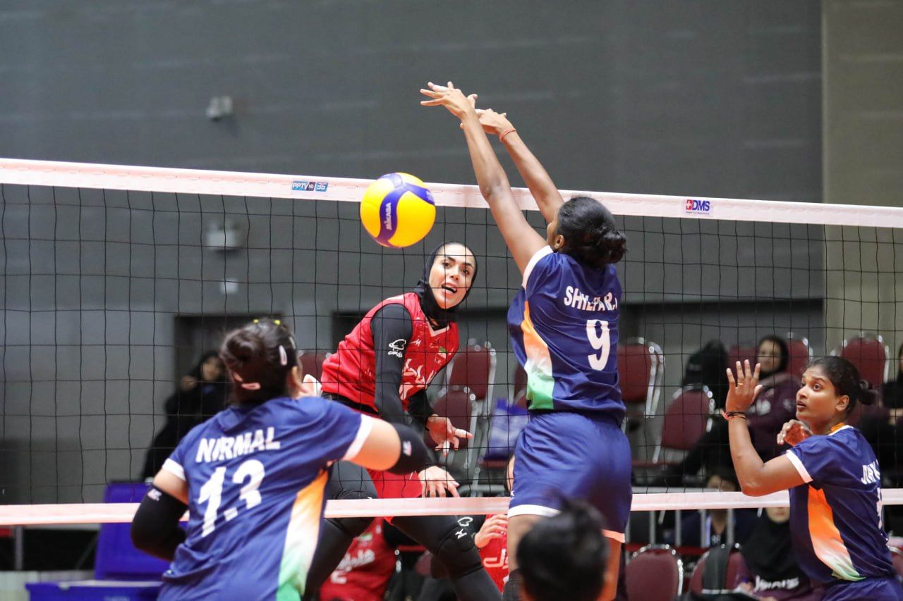 ایران ۱ - ۳ هند؛ شکست تیم ملی والیبال زنان ایران در آسیا
