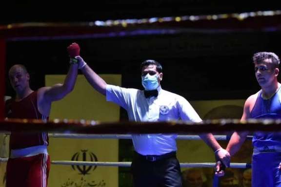A boxing match in Iran