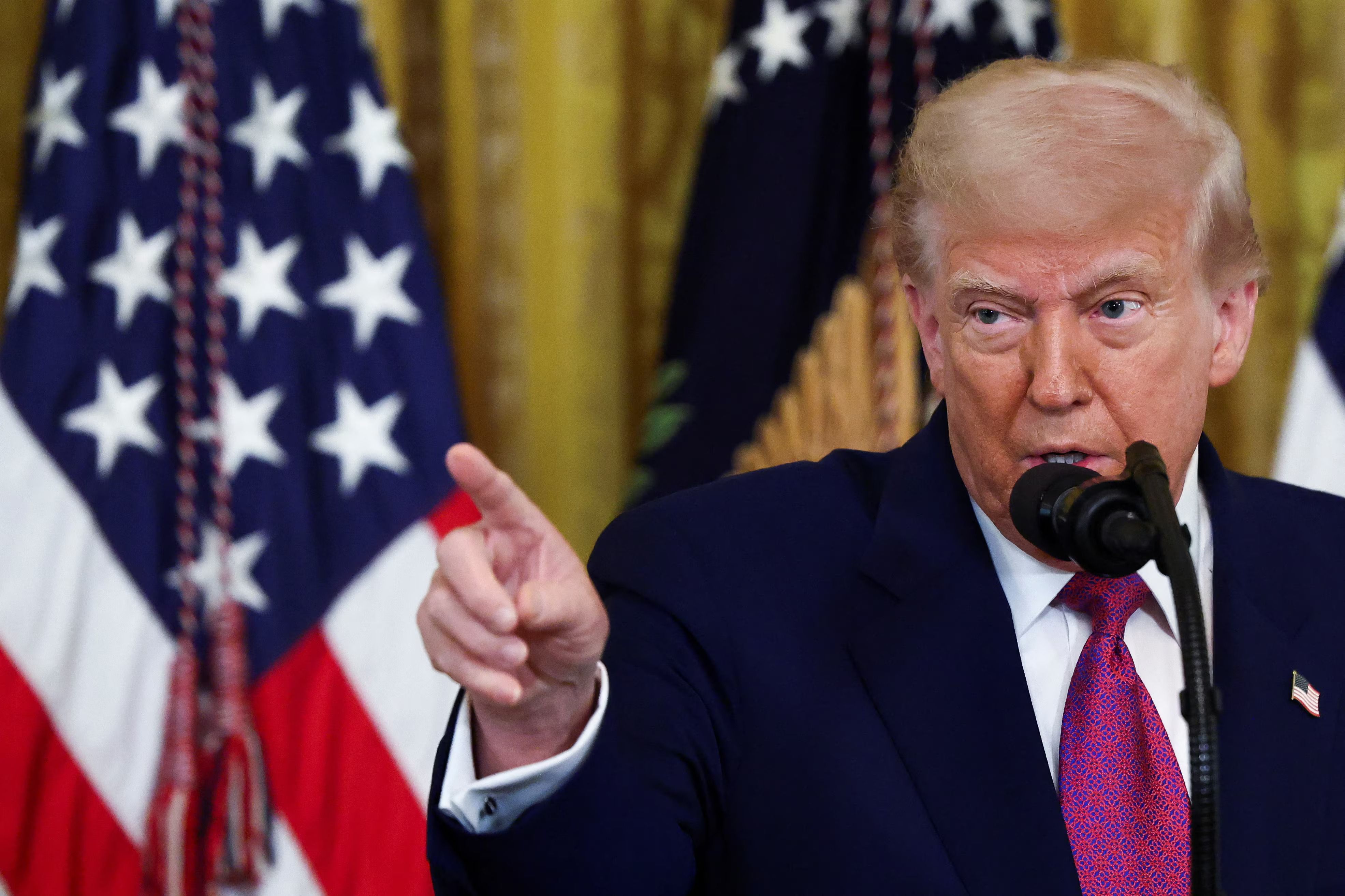 U.S. President Donald Trump signs a resolution at the White House in Washington DC, June 12, 2025. 