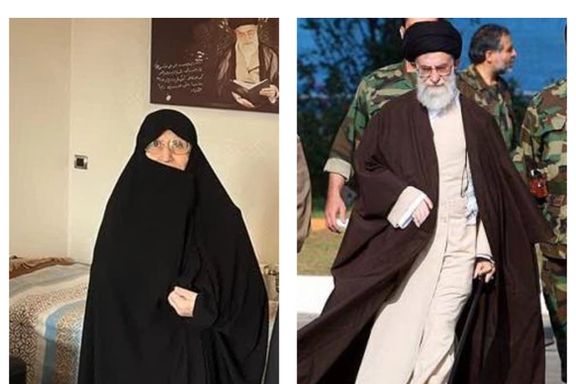 دختر خمینی: برای سلامتی خامنهای در مقابله با اسرائیل دعا میکنم