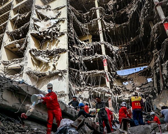 استاندار خوزستان درباره متروپل: بنا به اعلام خانوادهها، ۳۸ نفر به ما اعلام مفقودی شده است