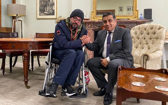 وحید بهشتی در شصتودومین روز اعتصاب غذا با معاون وزیر خارجه بریتانیا دیدار کرد