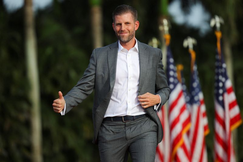 اریک ترامپ احتمال نامزدی برای ریاست‌جمهوری آمریکا را منتفی ندانست