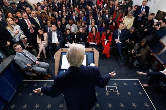 نشست خبری ترامپ در کاخ سفید، ۳۰ دی