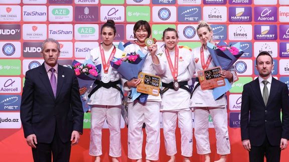 نایبقهرمانی تارا بابالفتح، جودوکار ایرانی-سوئدی، در مسابقات جایزه بزرگ باکو