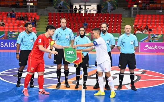 گلاره ناظمی، داور مسابقه چین-ویتنام در جام آسیایی فوتسال