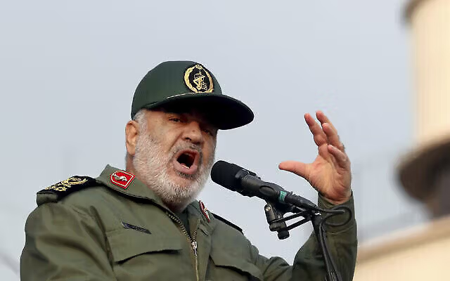 IRGC chief Hossein Salami 