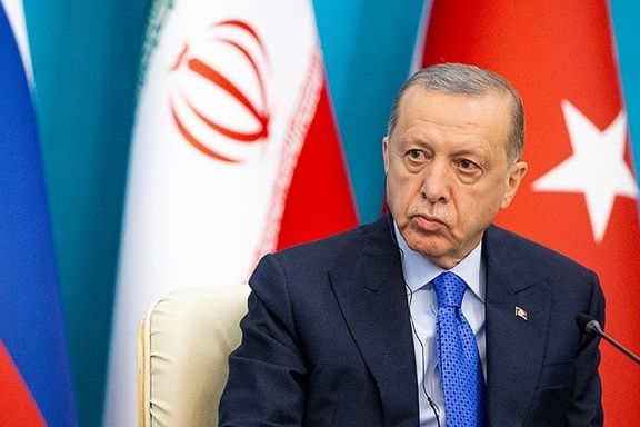 Turkish president Erdogan in Tehran on July 19, 2020